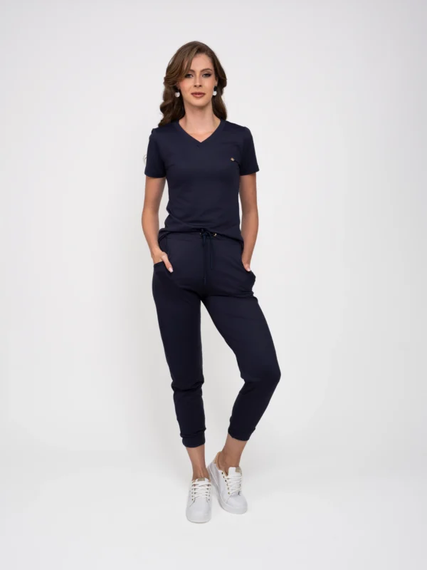 Scrub Modelo Jogger Azul Marinho